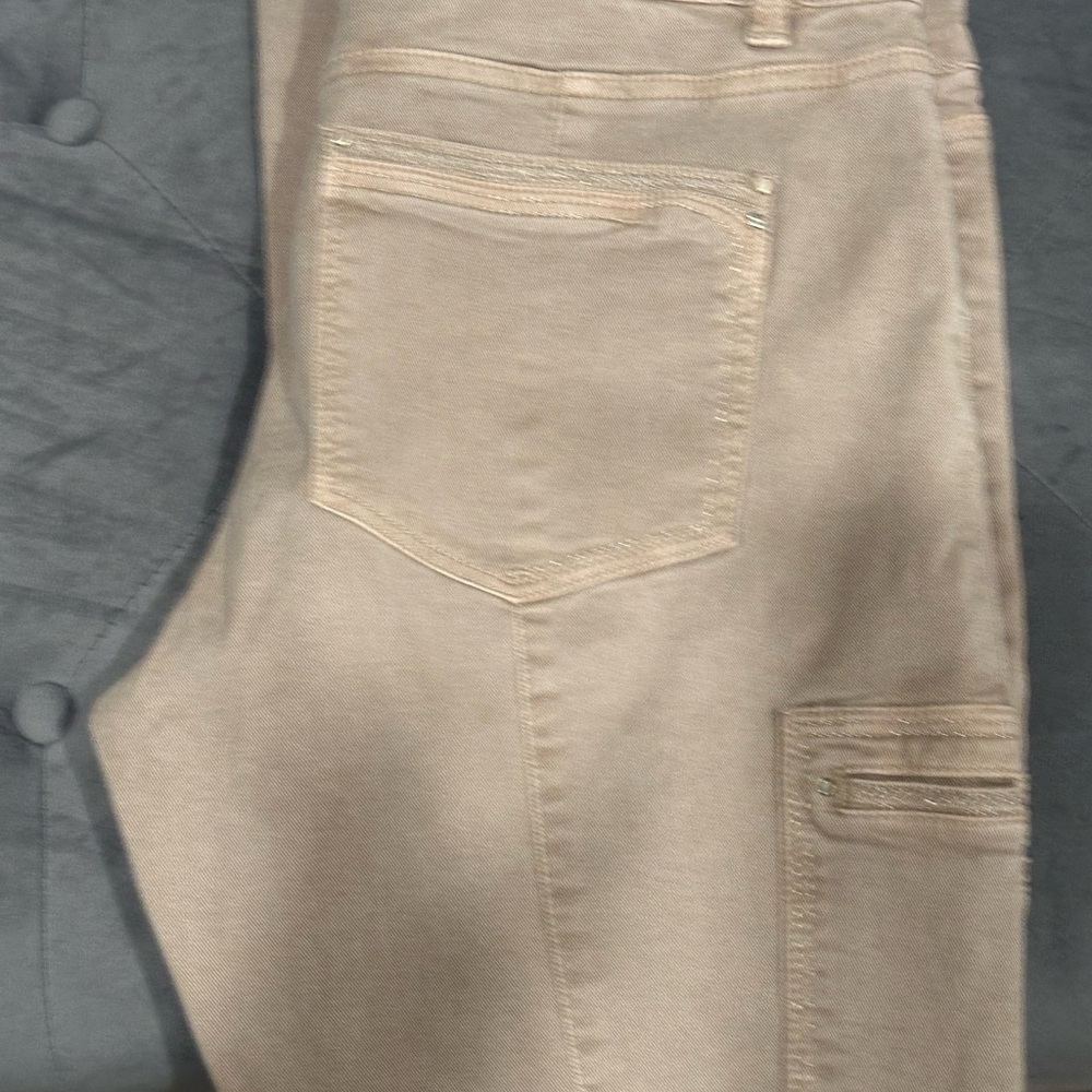 White House Black Market Beige Skinny Cargo Pants
